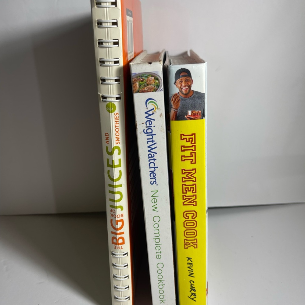 Cookbook Trio: Big Juices, Weight Watchers, Fit Men Cook
